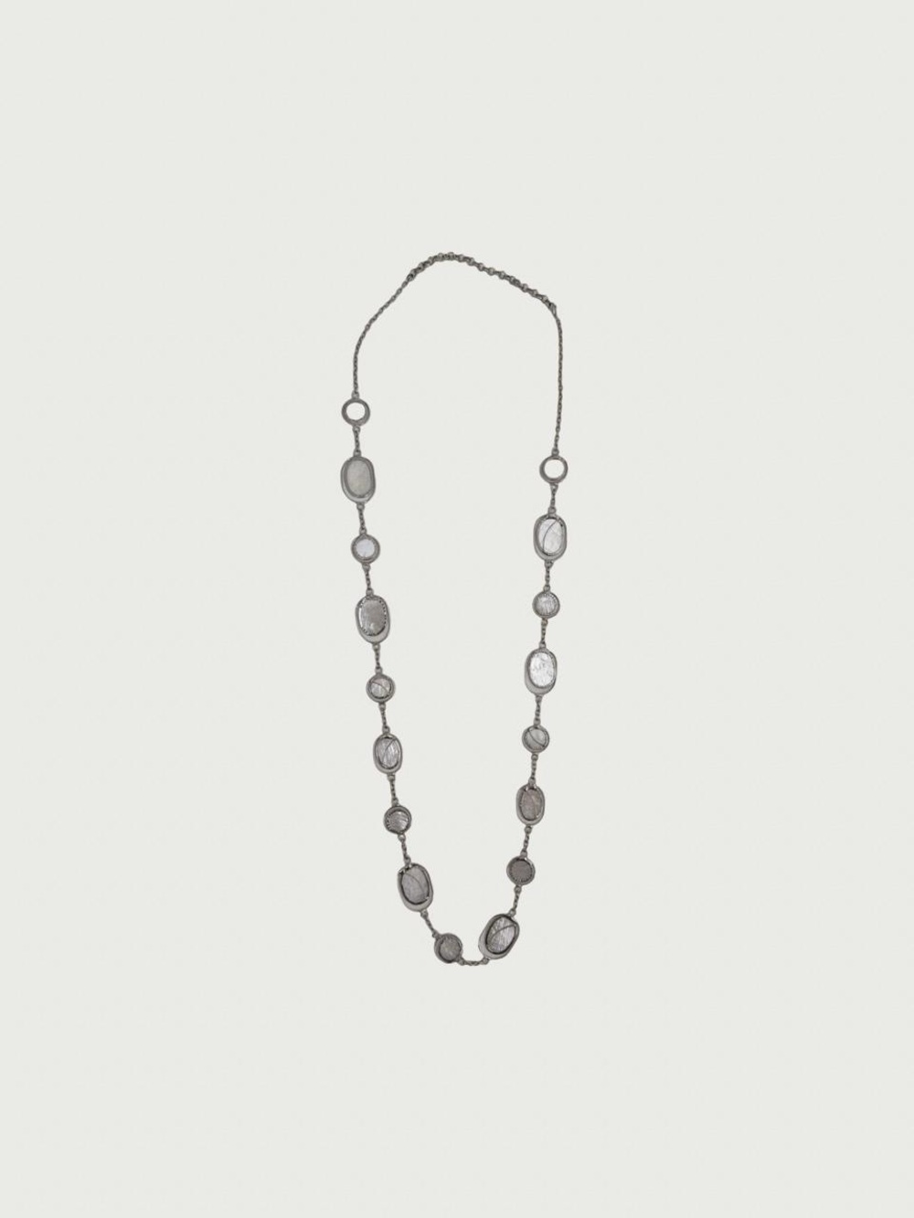 Long Shell & Wire Necklace